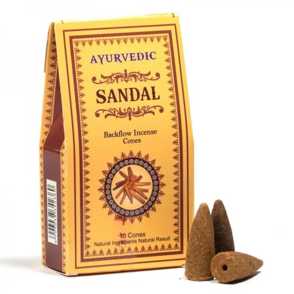 Sandelholz Rückfluss Räucherkegel Ayurvedic